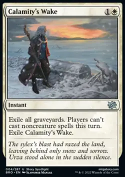 MTG Magic the Gathering Calamity's Wake (4/416) The Brothers' War NM - Image 1