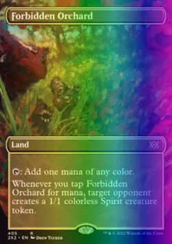 MTG Magic the Gathering Forbidden Orchard (405/686) Double Masters 2022 LP FOIL - Image 1
