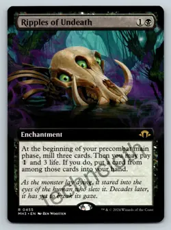 Ripples of Undeath (Extended Art) Modern Horizons 3 MH3 #455 Rare MTG - Image 1