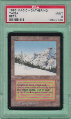 Mtg Beta PSA 9 TAIGA | Magic the gathering | MINT | POP 30 - Image 1