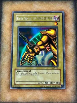 YuGiOh Right Arm of the Forbidden One - LOB-122 Unlimited Original Print - Image 1