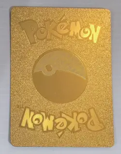 X 1 Vaporeon VMAX Metal Gold Foil Pokemon Card Fan Art Display Card HP320 - Image 3