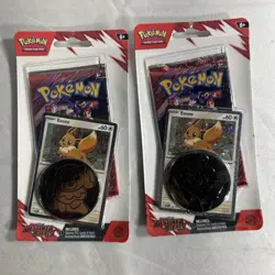 Pokemon Tcg Destined Rivals Eevee Blister 2 Pack - Image 1