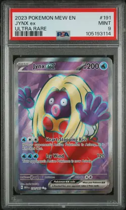 Pokemon TCG Jynx ex Scarlet & Violet-151 191/165 Holo Ultra Rare PSA 9 Mint - Image 1