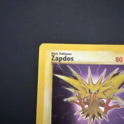 Pokemon TCG Zapdos 1st Edition Fossil Rare 15/62 80 HP 1999 - Image 2