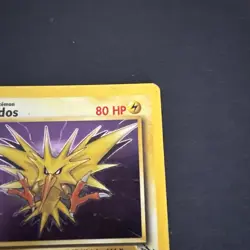 Pokemon TCG Zapdos 1st Edition Fossil Rare 15/62 80 HP 1999 - Image 3