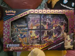 Pokemon TCG: Crown Zenith Premium Playmat Collection - Morpeko V-UNION Brand NEW 820650851810 - Image 1