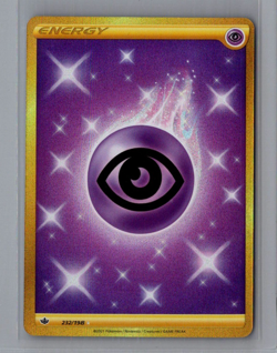 Psychic Energy 232/198 Pokemon TCG Chilling Reign Sword & Shield Secret Rare NM - Image 1
