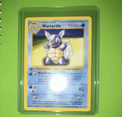 Pokemon TCG Base Set (Shadowless) 1st Edition Wartortle 042/102 Regular English - Image 1