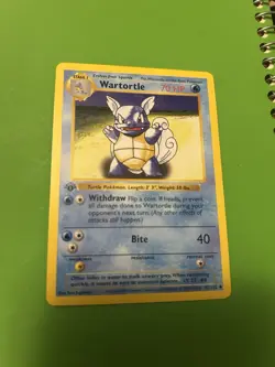 Pokemon TCG Base Set (Shadowless) 1st Edition Wartortle 042/102 Regular English - Image 3