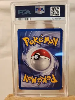 Pokemon TCG Gym Heroes Blaine's Moltres Holo Rare 001/132 PSA 7 2000 HP 90 - Image 2