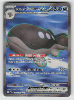 Paldean Clodsire ex Pokemon Paldea Evolved 244/193 Full Art Ultra Rare NM - Image 1