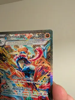 2024 Pokemon SV Twilight Masquerade Greninja ex sir #214/167 NM - Image 3