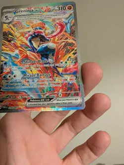 2024 Pokemon SV Twilight Masquerade Greninja ex sir #214/167 NM - Image 4