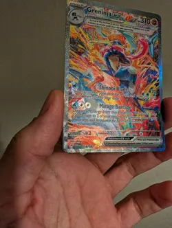 2024 Pokemon SV Twilight Masquerade Greninja ex sir #214/167 NM - Image 5