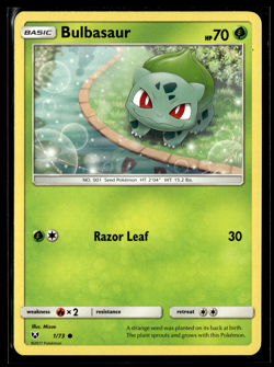 TCG Pokemon - Bulbasaur 1/73 - Shining Legends - Near Mint NM - Image 1