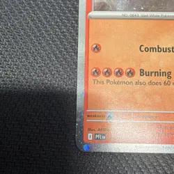 Pokemon Reshiram 017/094 Phantasmal Flames Mega Evolution Stamped Rare Holo Card - Image 5