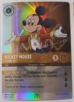 Disney Lorcana D100 Promo Cards Elsa Mickey Genie Stitch Maui Maleficent - Image 3