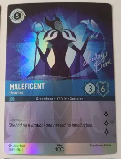Disney Lorcana D100 Promo Cards Elsa Mickey Genie Stitch Maui Maleficent - Image 5