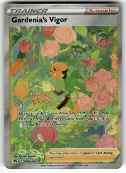 Gardenia's Vigor GG61/GG70 Crown Zenith: Galarian Gallery NM Pokemon Card TCG - Image 1