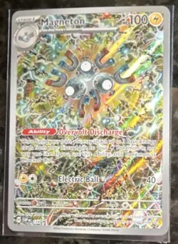 Pokemon Magneton Holo Electric Ball Card English SVP 159 promo NM+ - Image 1