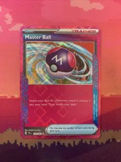 Pokemon Card Master Ball 153/162 Temporal Forces Near Mint - Image 1