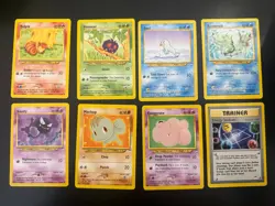 Neo Destiny Pokemon Card Lot LP Common and Uncommon 8 Cards LP - Image 1