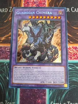 Yu-Gi-Oh! Guardian Chimera RA02-EN023 Secret Rare 1st Edition Near Mint - Image 1