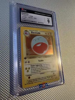 1999 Pokemon TCG Jungle Electrode Holo 1st Edition CGC 9 2/64 Card Stock - Image 3
