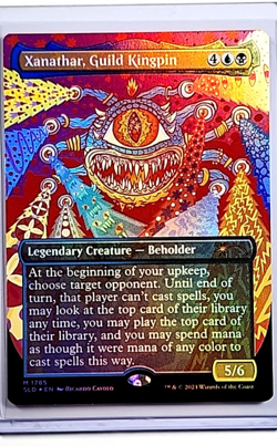 2024 MTG Magic the Gathering Secret Lair DnD Foil #1785 Xanathar Guild Kingpin - Image 1