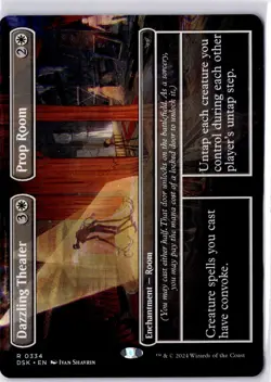 Dazzling Theater Prop Room (Borderless) Duskmourn: House of Horror Regular NM - Image 1