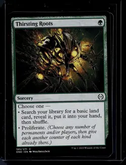 Thirsting Roots - 185/271 - ONE - NM - MTG Magic the Gathering - Image 1