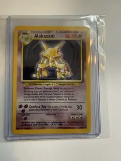 Pokemon Alakazam 1/102 Base Set Holo Rare English 1999 NEAR MINT 💎 - Image 1