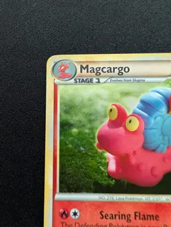 M/NM Pokemon Magcargo Holo Card 6/90 Undaunted (Cosmos Swirl) - Image 2