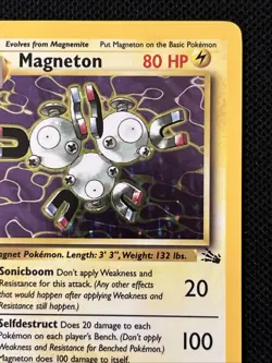 Pokemon Magneton 11/62 1st Edition Fossil Holo (Never Played) *Near Mint* - Image 4