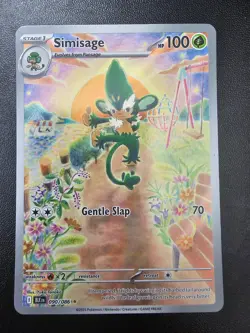 🔥2025 Pokemon SV Black Bolt Simisage Illustration Rare #090/086 NM+🔥 - Image 1