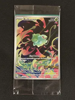 Pokemon Mega Evolutions Bulbasaur 133/132 Stamped Promo - Sealed NM - Image 1