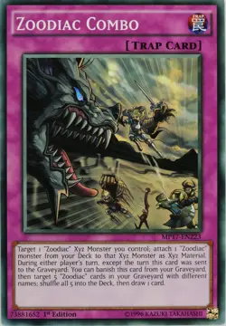 Yugioh! Zoodiac Combo MP17-EN223 Common 1st Edition - Image 1