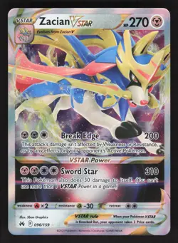 Zacian VSTAR 96/159 Pokemon TCG Crown Zenith NM - Image 1