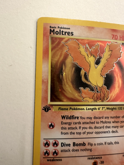 Moltres 12/62 Fossil 1ST EDITION Holofoil 1999 Pokemon TCG - Image 3