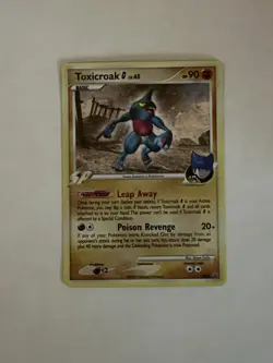 Pokemon Toxicroak G dp41 2009 black star promo - Image 1