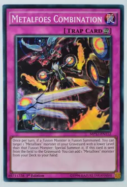 Yugioh Metalfoes Combination MP17-EN112 Super Rare 1st Edition - Image 1
