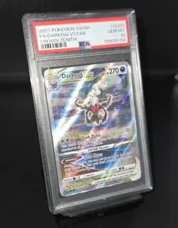 PSA 10 Darkrai VSTAR GG50/GG70 Crown Zenith 2023 - Pokemon TCG - Image 1