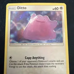 Ditto 17/18 Holo Rare - Detective Pikachu Pokemon TCG - NM/LP - Image 1