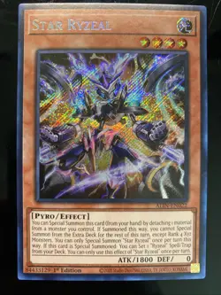 Yugioh - Star Ryzeal Secret Rare ALIN-EN022, Near Mint, 1st Edition, Pack Fresh - Image 1