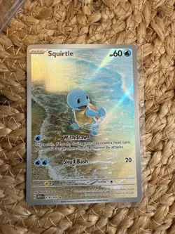 Pokemon Squirtle Holo Card TCG SV Scarlet & Violet 151 Series 170/165 - Image 1
