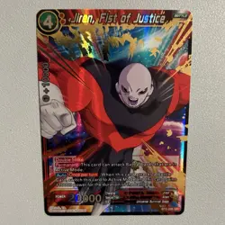 Jiren, Fist of Justice BT2-029 SR Gold Holo Foil Dragon Ball Super CCG Card DBS - Image 1