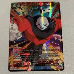 Jiren, Fist of Justice BT2-029 SR Gold Holo Foil Dragon Ball Super CCG Card DBS - Image 2