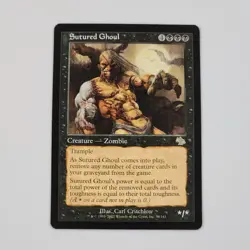 MTG Sutured Ghoul Rare Judgment 78/143 Magic Card Zombie Premodern Black LP - Image 1