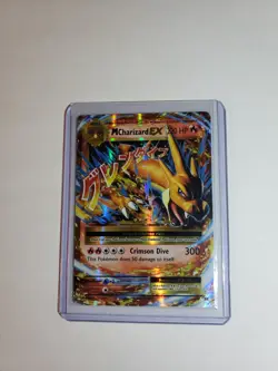 Pokemon TCG M Charizard EX Holo Ultra Rare Card 13/108 Evolutions - Image 1